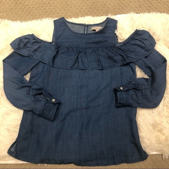 Loft chambray denim shirt. - Picture 9 of 11